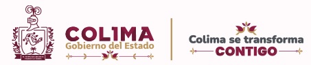Logo del gobierno del estado de colima, eslogan Colima se transforma contigo